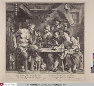 [Der Satyr bei dem Bauer; The satyr visiting the peasant family]