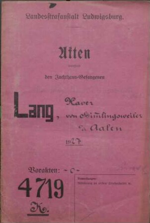 Lang, Xaver