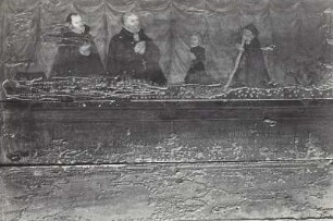 Epitaph des Bürgermeisters Johann Unruh (gest. 1556), Darstellung Christi als Kinderfreund