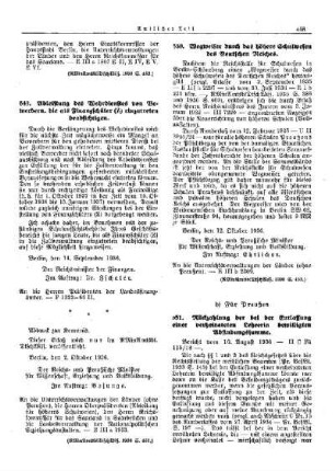 Rückzahlung der bei der Entlassung einer verheirateten Lehrerin bewilligten Abfindungssumme : [Erziehung] ; [Für Preußen] ; [Amtliche Erlasse] ; [Amtlicher Teil]