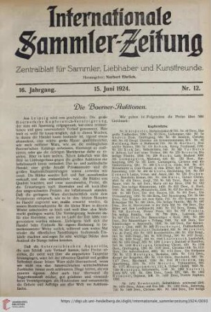 Nr. 12 (15. Juni)