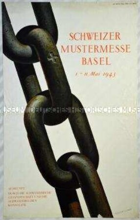 Plakat zur Schweizer Mustermesse in Basel 1943