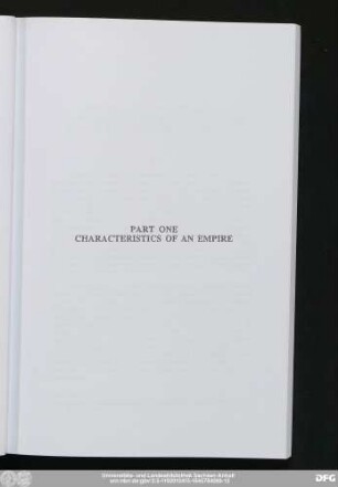 Part One Characteristics Of An Empire