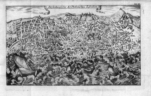 Tab. III. Fürstellung des Erdbebens zu Lissabon.