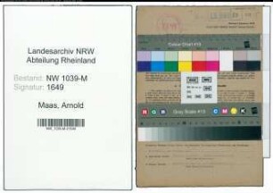 Entnazifizierung Arnold Maas , geb. 14.05.1920 ()