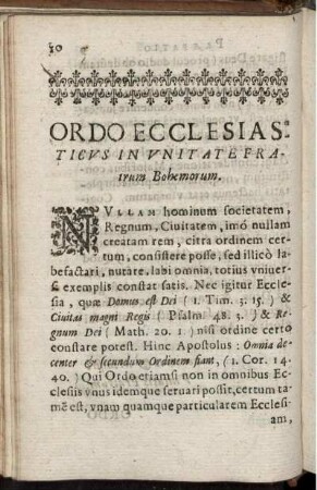 Ordo Ecclesiasticus In Unitate Fratrum Bohemorum