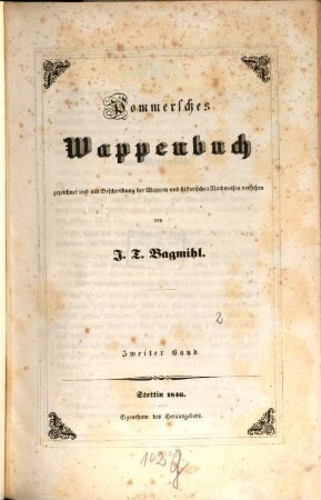 Pommersches Wappenbuch. 2