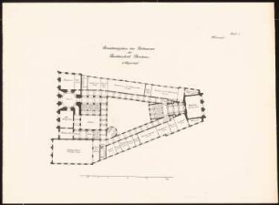 Erweiterung des Alten Rathauses, Potsdam: Grundriss 2.OG