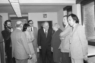 Besuch von Maria Alexandrowna Skrjabin, Tochter des russischen Pianisten Alexander Skrjabin, in Karlsruhe