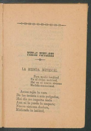 La medida métrical