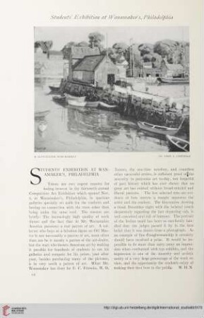 Vol. 60 (1916/1917) = No. 238: Students' exhibition at Wanamaker's, Philadelphia