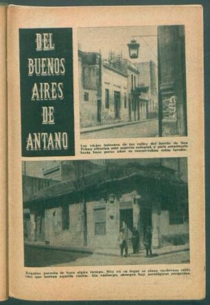Del Buenos Aires de antaño - [Ilustración]