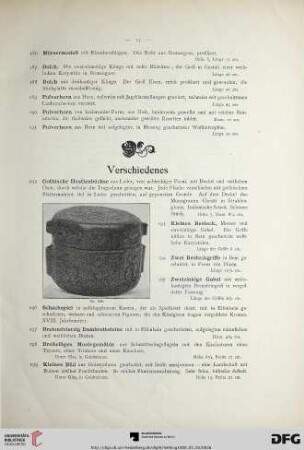 Verschiedenes (Nr. 192-201)