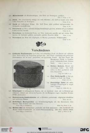 Verschiedenes (Nr. 192-201)