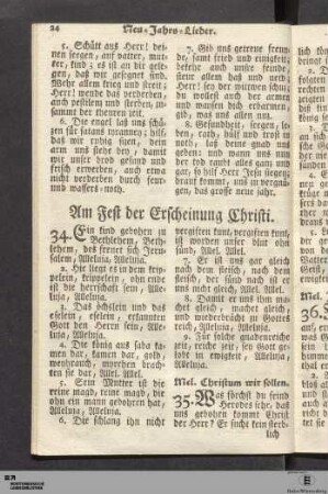 Am Fest der Erscheinung Christi.
