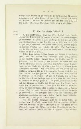 VI. Karl der Große 768 - 814
