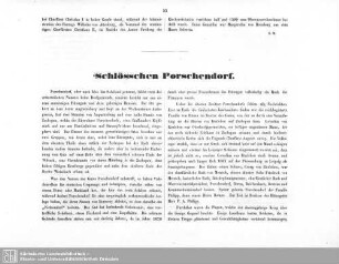 Schlösschen Porschendorf
