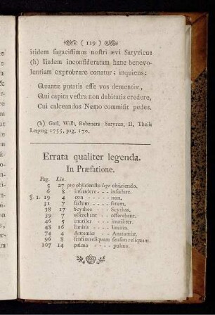 Errata qualiter legenda. In Præfatione.