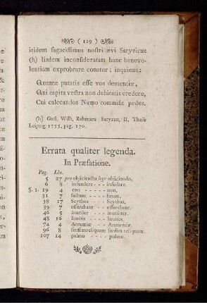 Errata qualiter legenda. In Præfatione.