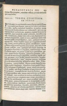 LXVIII. Teresa Comitissa Ex Persia.