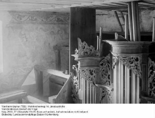 Jakobuskirche; Wandmalerei im Bereich der Orgel