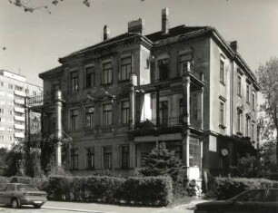 Dresden-Südvorstadt, Eisenstuckstraße 5. Mietvilla (1898; F. O. Richter). Straßenansicht