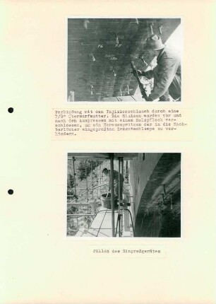 Brückeninstandsetzung, 1949-1950
