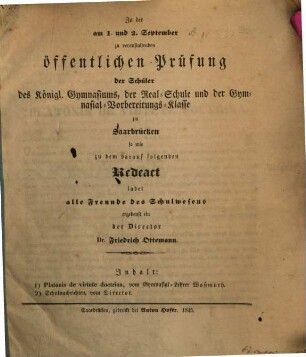 Platonis de virtute doctrina : (Gymnasialprogramm.)