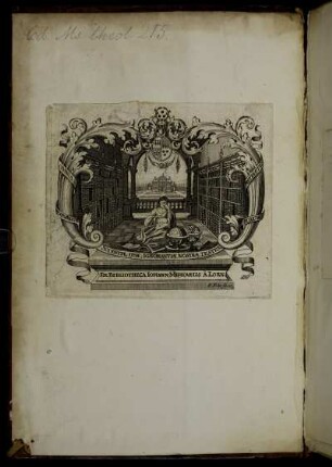 Exlibris des Johann Michael von Loen