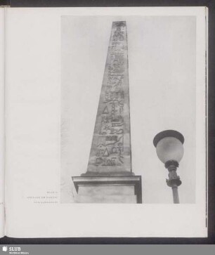 Obelisk am Portal von Sanssouci