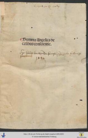 Summa Angelica de casibus conscientie