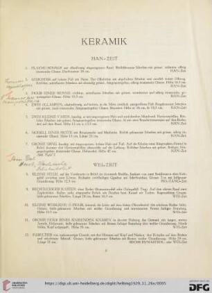 Keramik (Nr. 1-185)