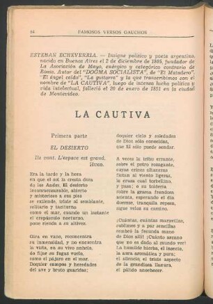 La Cautiva