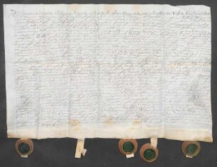 Instrumentum cautionis des Damian Casimir Schenk von Schmidtburg.