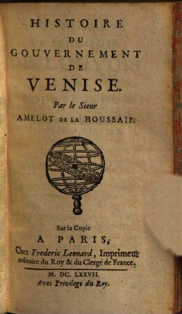 Histoire du gouvernement de Venise