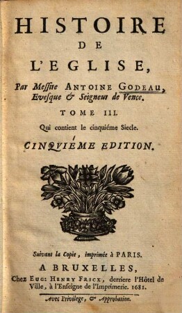 Histoire de l'eglise, 3