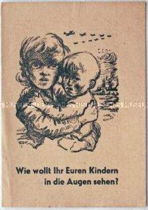 Propagandaschrift der Volkskongressbewegung für die deutsche Einheit und mit scharfer Polemik gegen die USA