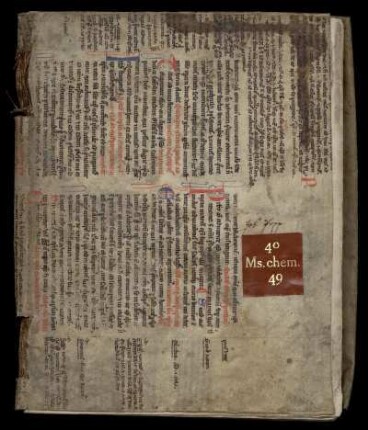 Donum dei, dt. Chemische und medizinische Rezepte