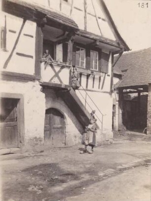 Fachwerk. Bauernhof