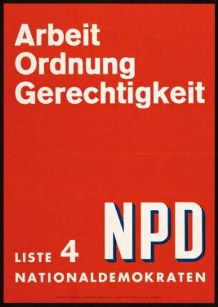 NPD, Landtagswahl 1972