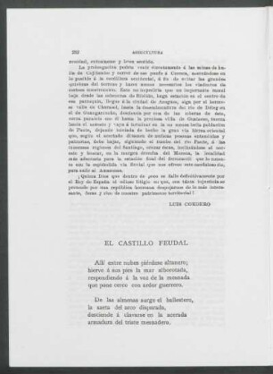 El castillo feudal