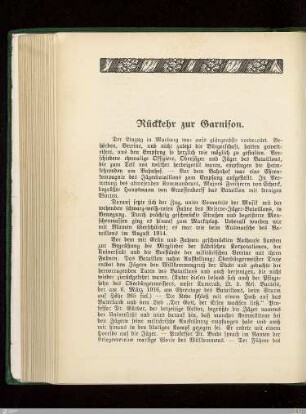 Rückkehr zur Garnison