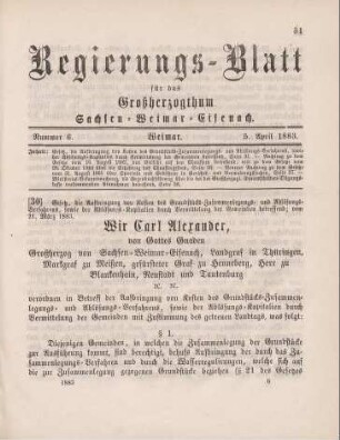 30. Gesetz, die Aufbringung von Kosten des Grundstücks-Zusammenlegungs- und Ablösungs-Verfahrens, sowie der Ablösungs-Kapitalien durch Vermittelung der Gemeinden betreffend