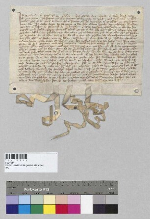 Berthold Preysing von Preysing verkauft dem Kloster Seligenthal sein Gut zu Wolferkofen. S1: Berthold Preysing von Preysing, S2: Konrad Preysing von Preysing, S3: Heinrich Preysing von Preysing