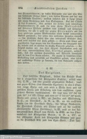 § 21. Das Voigtland