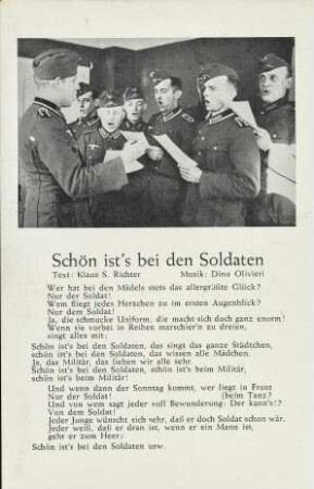 Schön ist's bei den Soldaten
