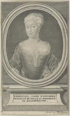 Bildnis der Friderique Sophie Wilhemine de Prusse