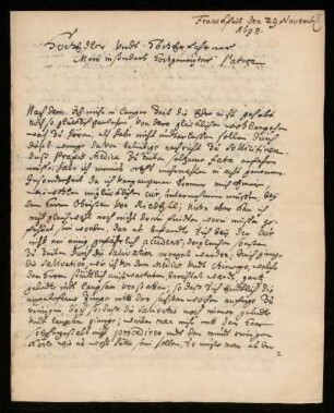 Brief von Johann Helfrich Jüngken an Johann Dolaeus