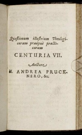Centuria VII.