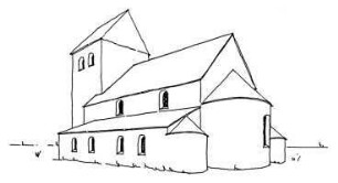 Evangelische Pfarrkirche, ehemals St. Martin (Kirche, evangelisch, Bruchsteinmauerwerk); Bromskirchen, Hauptstraße 8
